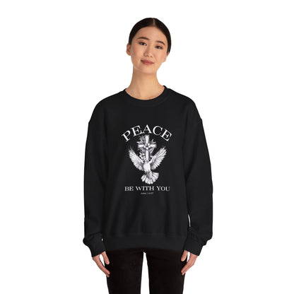 Peace Be With You (Front) Crewneck Sweatshirt