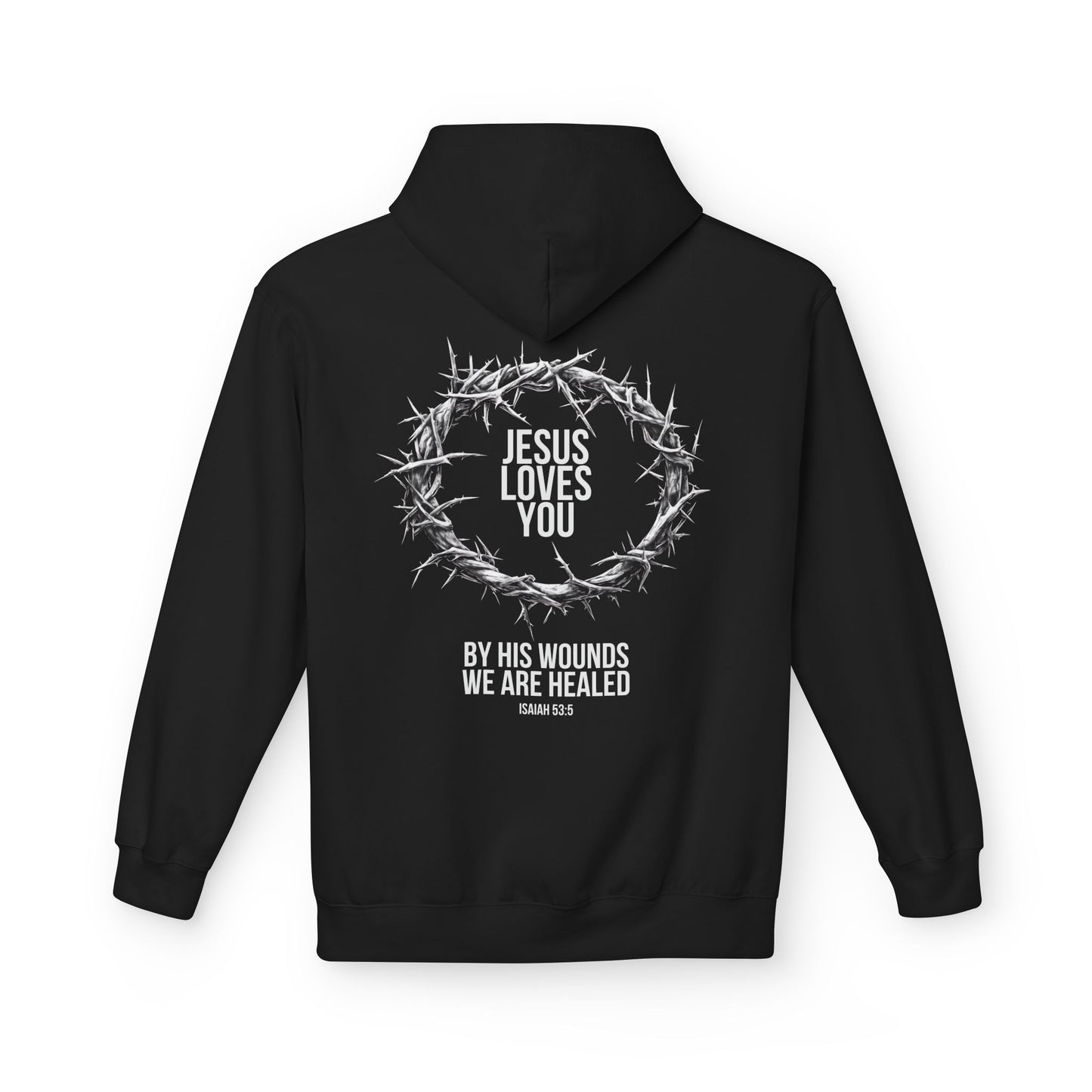 Jesus Loves You (Crown Of Thorns) Softstyle Hoodie