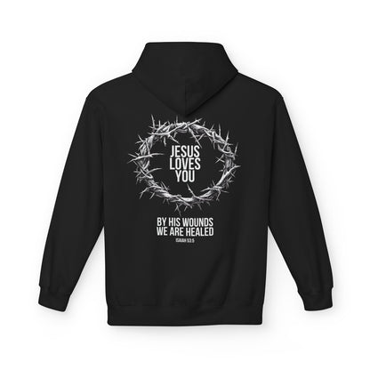 Jesus Loves You (Crown Of Thorns) Softstyle Hoodie