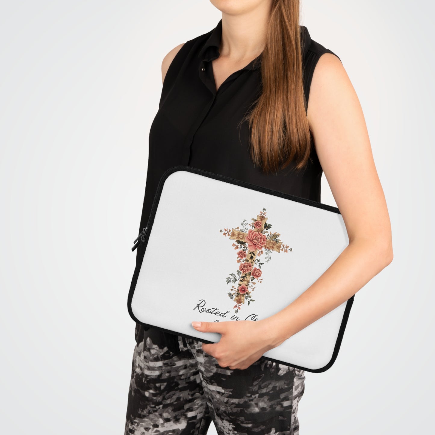 Rooted In Christ Laptop Sleeve