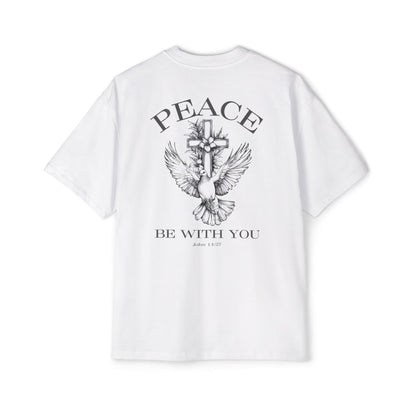 Peace Be With You Oversized Tee