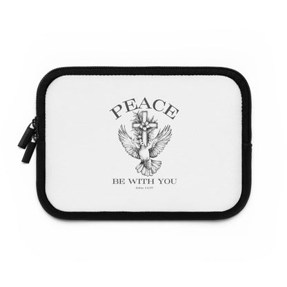 Peace Be With You Laptop Sleeve
