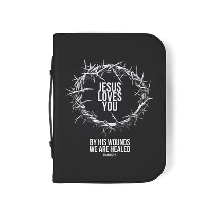 Jesus Loves You (Crown Of Thorns) Bible Cover