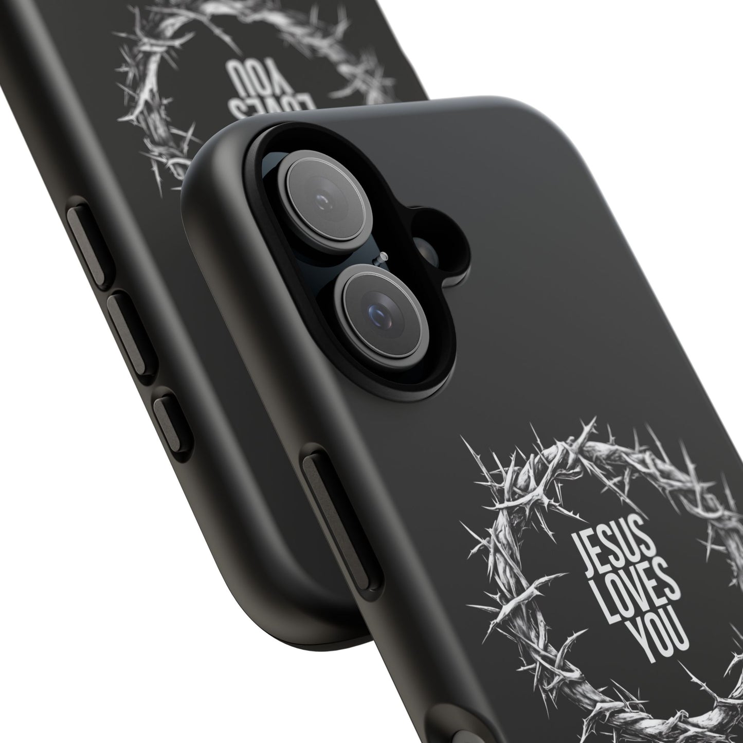 Jesus Loves You (Crown Of Thorns) Phone Case