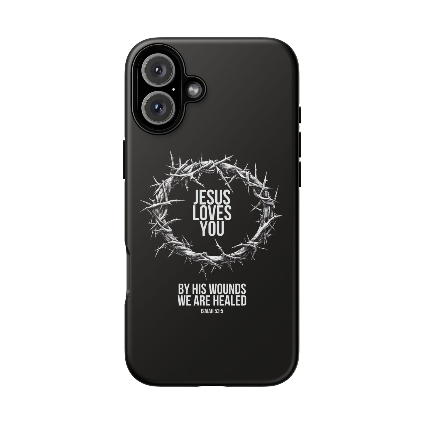 Jesus Loves You (Crown Of Thorns) Phone Case