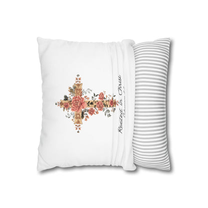 Rooted In Christ Square Pillowcase