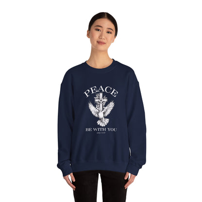 Peace Be With You (Front) Crewneck Sweatshirt