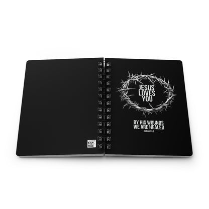 Jesus Loves You (Crown Of Thorns) Spiral Bound Journal