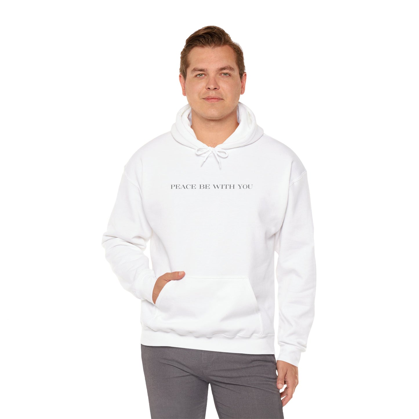 Peace Be With You Heavy Hoodie