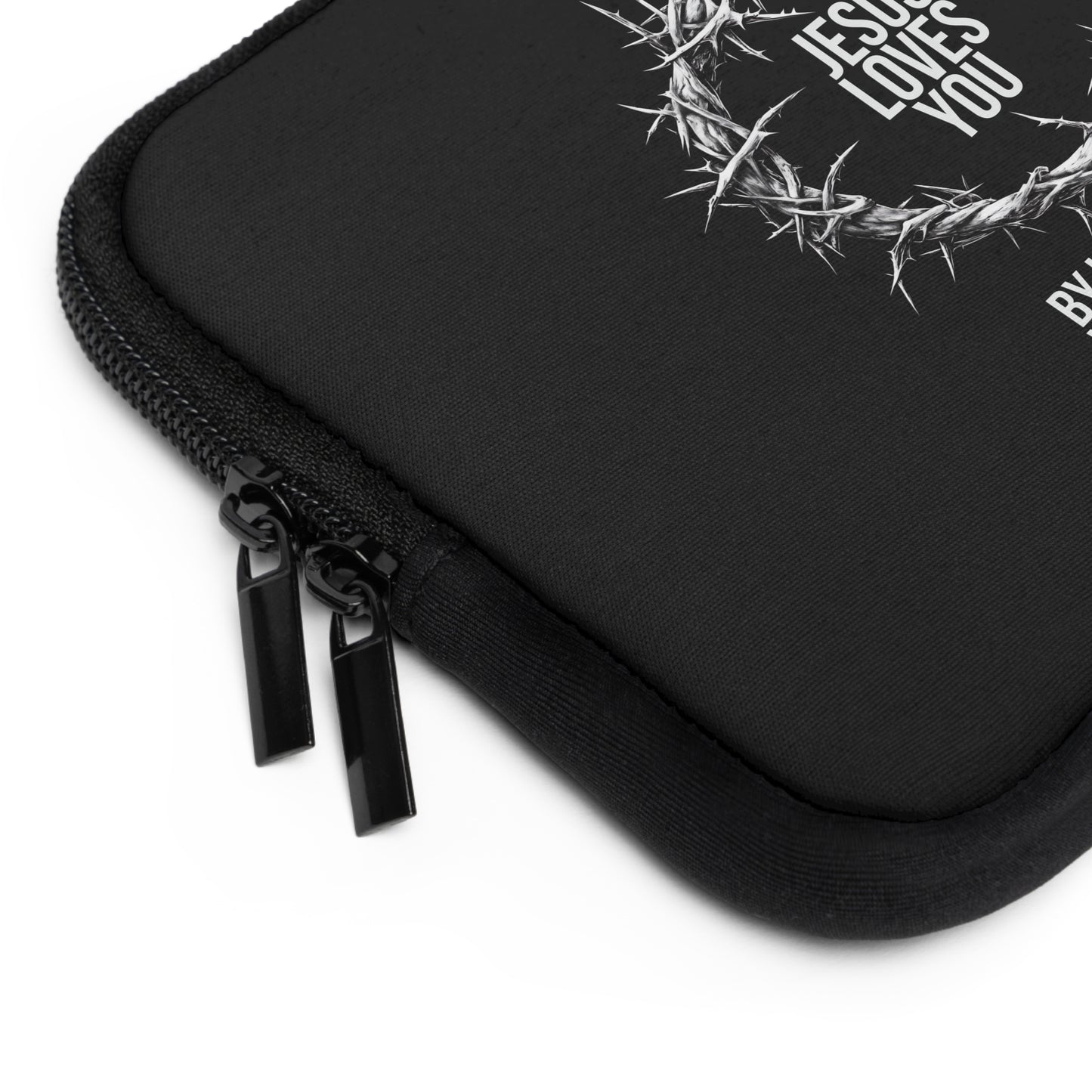 Jesus Loves You (Crown Of Thorns) Laptop Sleeve