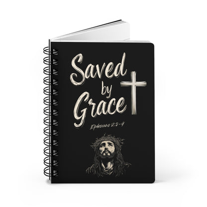 Saved by Grace Spiral Bound Journal