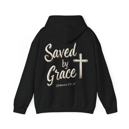 Saved by Grace Heavy Hoodie