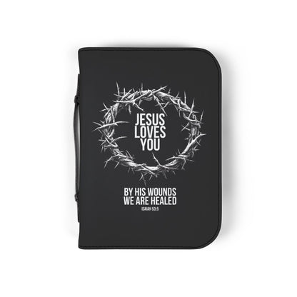 Jesus Loves You (Crown Of Thorns) Bible Cover