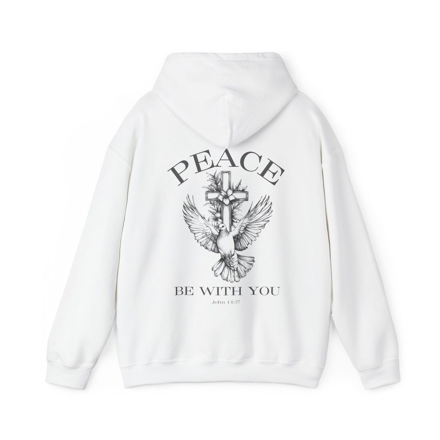 Peace Be With You Heavy Hoodie