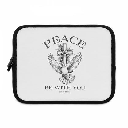 Peace Be With You Laptop Sleeve