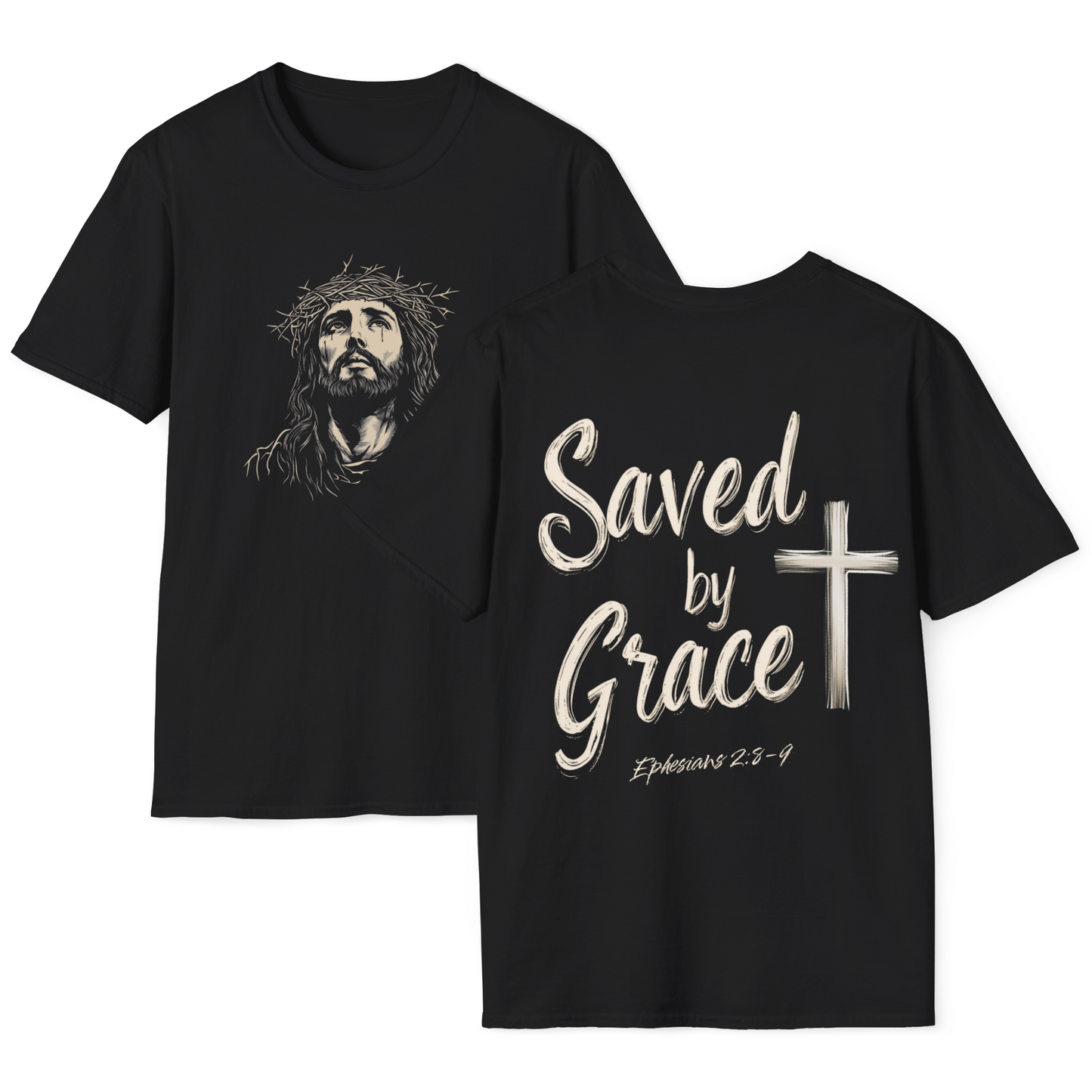 Saved by Grace Softstyle Tee
