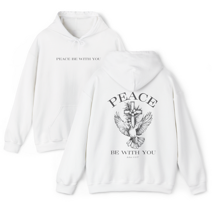Peace Be With You Heavy Hoodie
