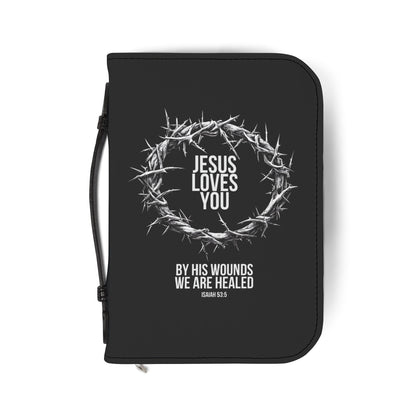 Jesus Loves You (Crown Of Thorns) Bible Cover