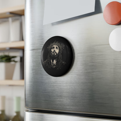 Saved by Grace (Jesus) Button Magnet
