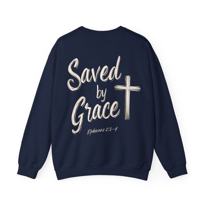 Saved by Grace Crewneck Sweatshirt