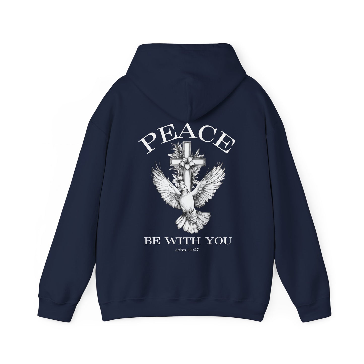 Peace Be With You Heavy Hoodie