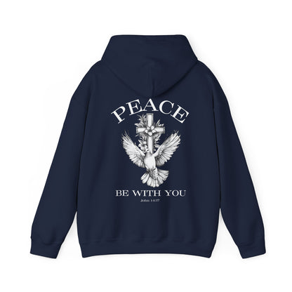 Peace Be With You Heavy Hoodie