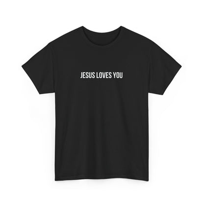 Jesus Loves You (Floral Wreath) Heavy Tee