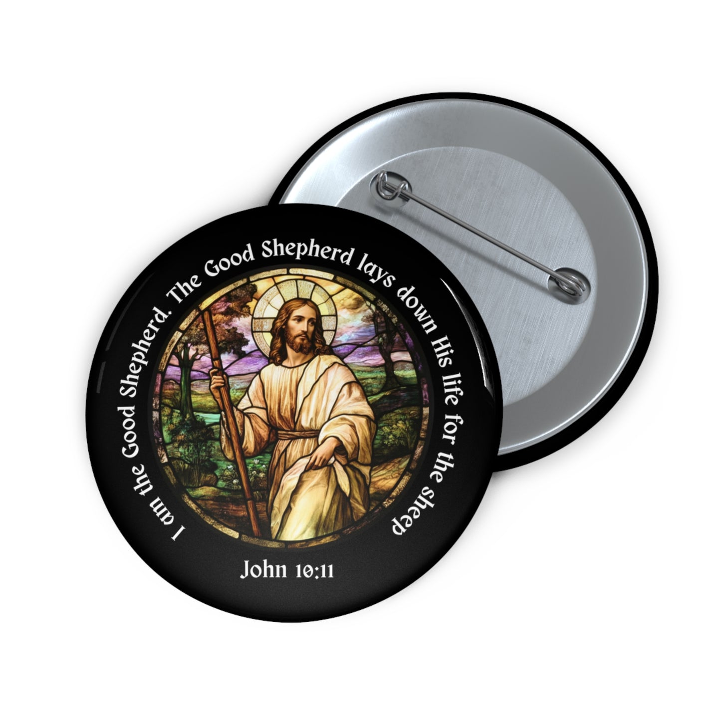 Good Shepherd Pin Button