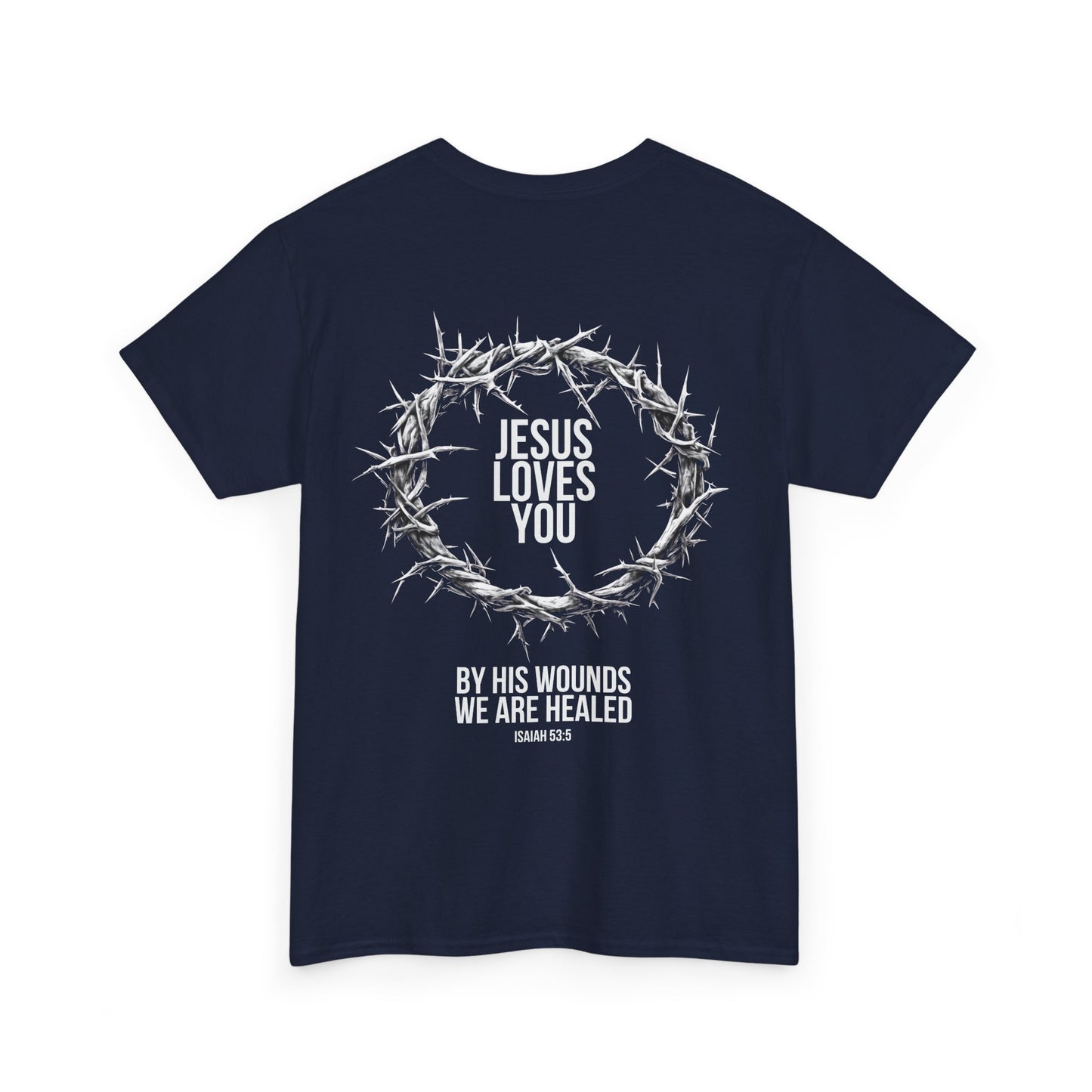 Jesus Loves You (Crown Of Thorns) Heavy Tee
