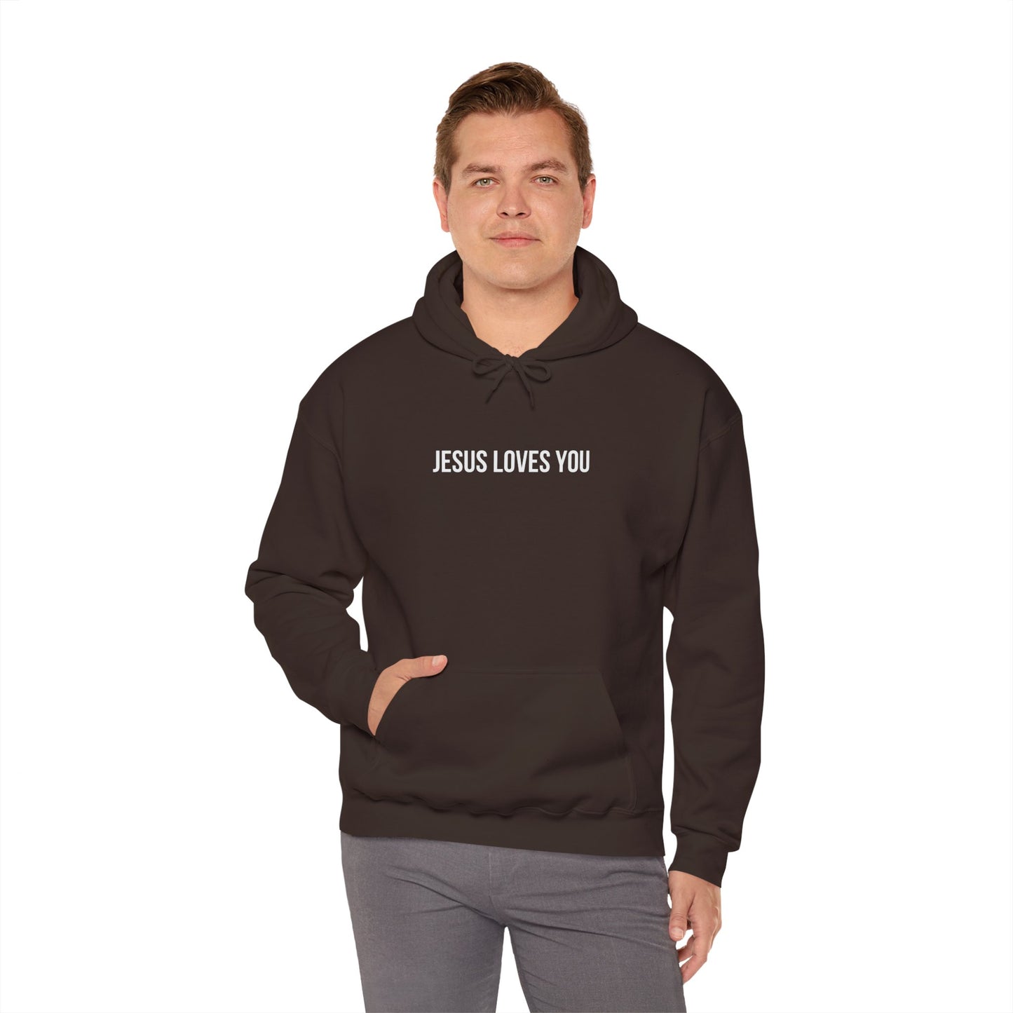 Jesus Loves You Heavy Hoodie