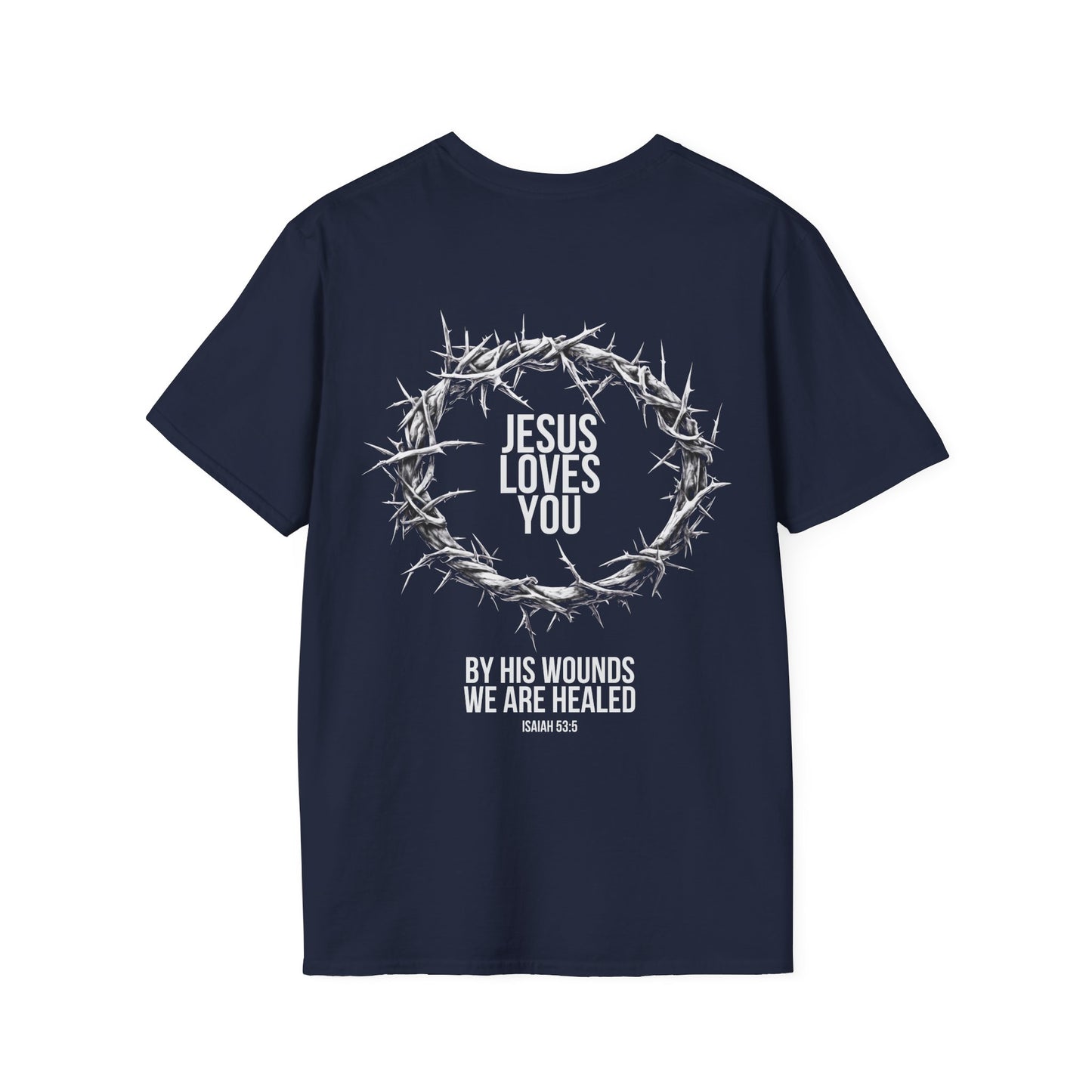 Jesus Loves You (Crown Of Thorns) Softstyle Tee