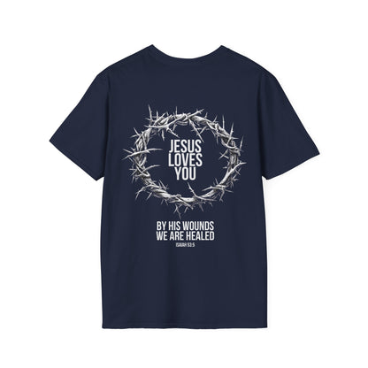 Jesus Loves You (Crown Of Thorns) Softstyle Tee