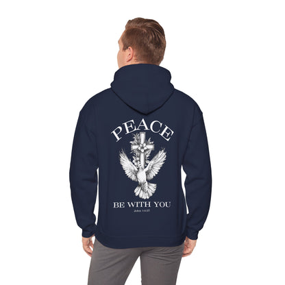Peace Be With You Heavy Hoodie