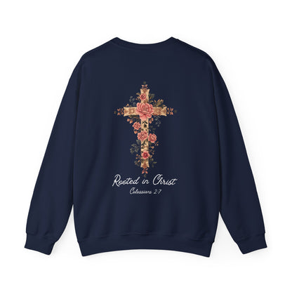 Rooted In Christ Crewneck Sweatshirt