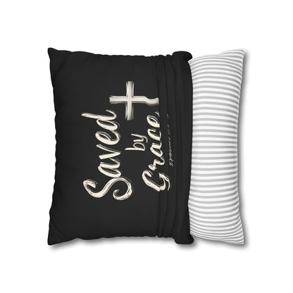 Saved by Grace Square Pillowcase