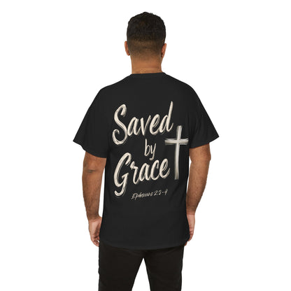 Saved by Grace Heavy Tee