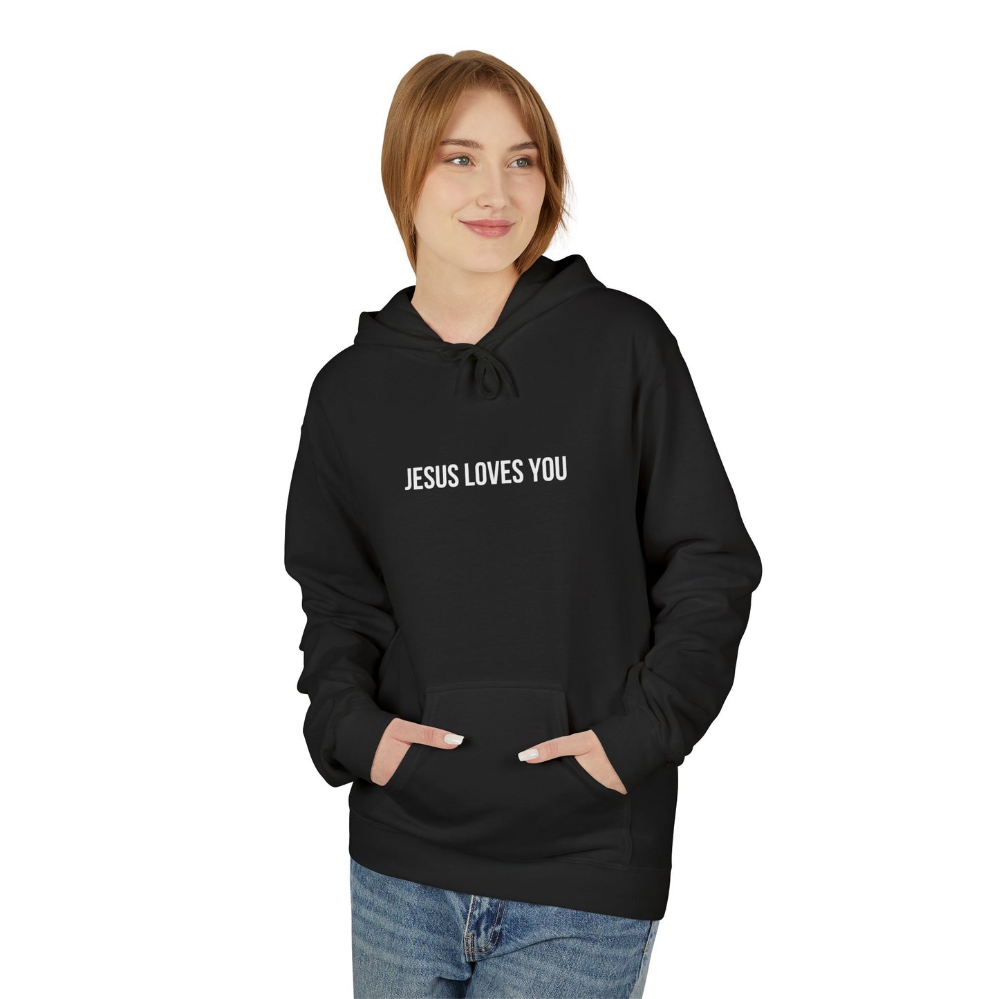 Jesus Loves You (Crown Of Thorns) Softstyle Hoodie