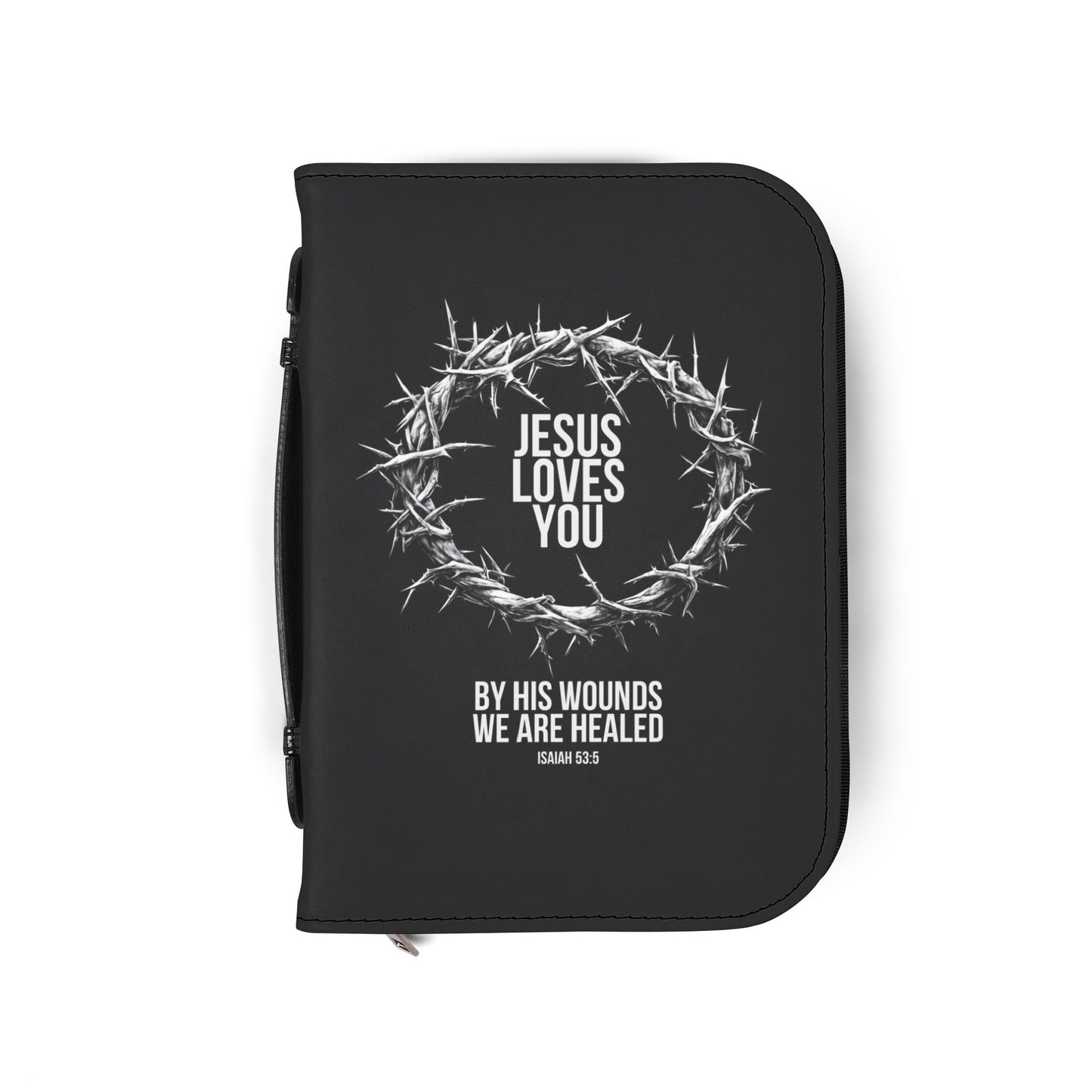 Jesus Loves You (Crown Of Thorns) Bible Cover
