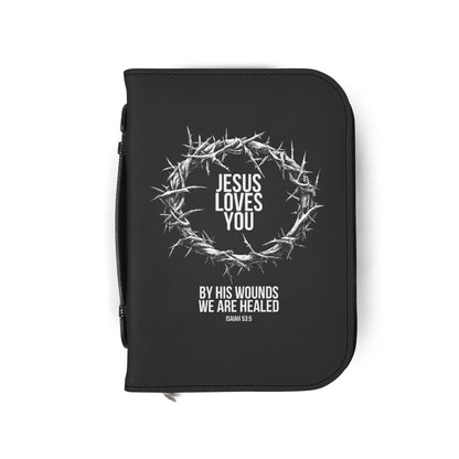 Jesus Loves You (Crown Of Thorns) Bible Cover