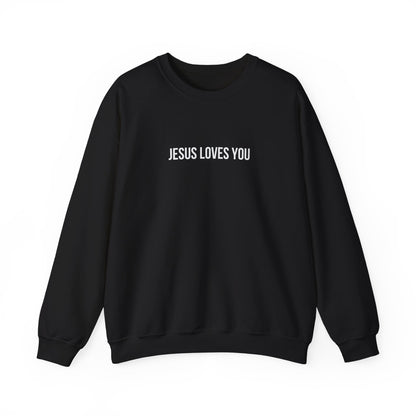 Jesus Loves You (Crown Of Thorns) Crewneck Sweatshirt