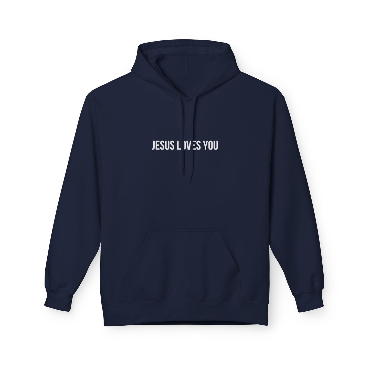 Jesus Loves You (Floral Wreath) Softstyle Hoodie