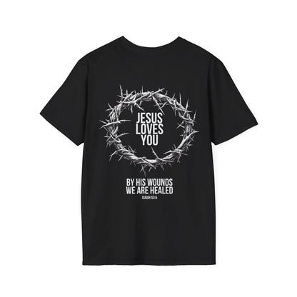 Jesus Loves You (Crown Of Thorns) Softstyle Tee