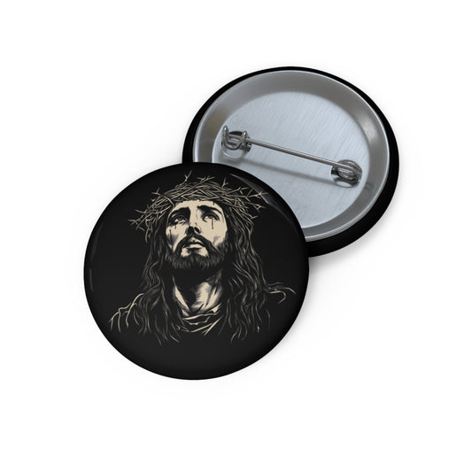 Saved by Grace (Jesus) Pin Button