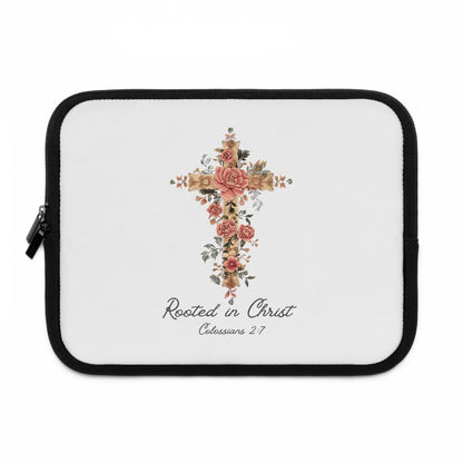 Rooted In Christ Laptop Sleeve