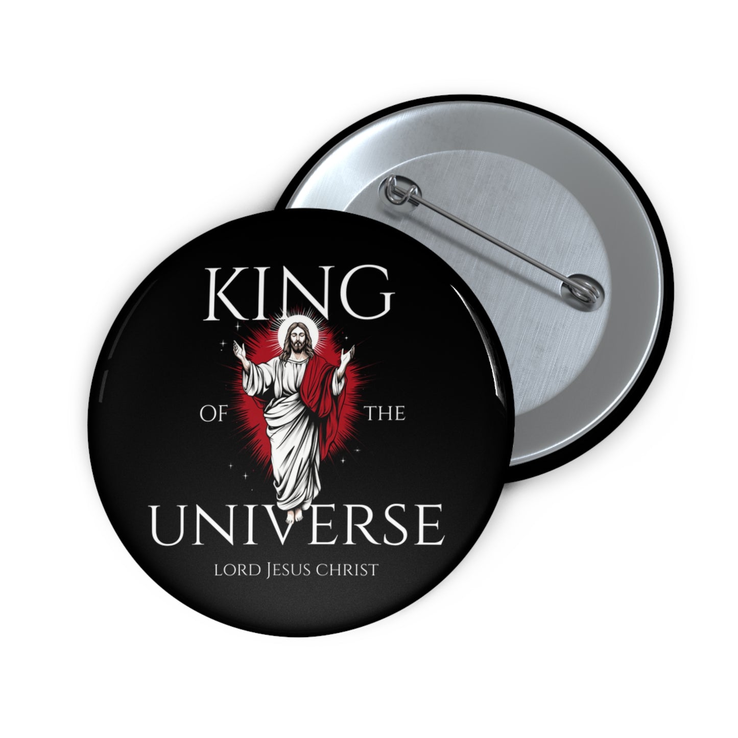 King Of The Universe Pin Button