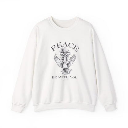 Peace Be With You (Front) Crewneck Sweatshirt