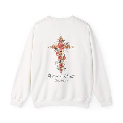 Rooted In Christ Crewneck Sweatshirt