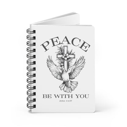 Peace Be With You Spiral Bound Journal