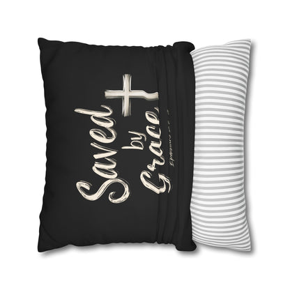 Saved by Grace Square Pillowcase