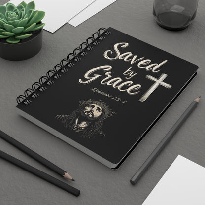 Saved by Grace Spiral Bound Journal